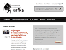 Tablet Screenshot of kafka.nl