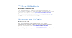 Desktop Screenshot of kafka.be